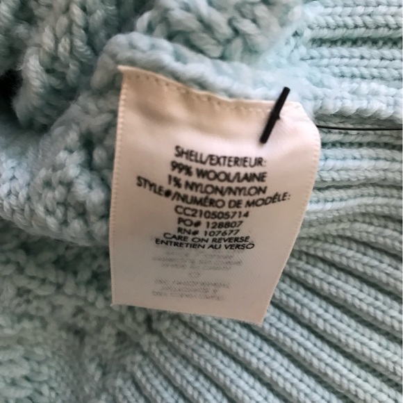 NWT Alice + Olivia Nance Wool Cableknit Turtleneck Crop Sweater Pullover XS - Picture 10 of 16